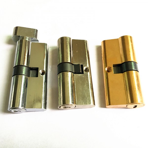 70mm brass cylinder Brass and chrome